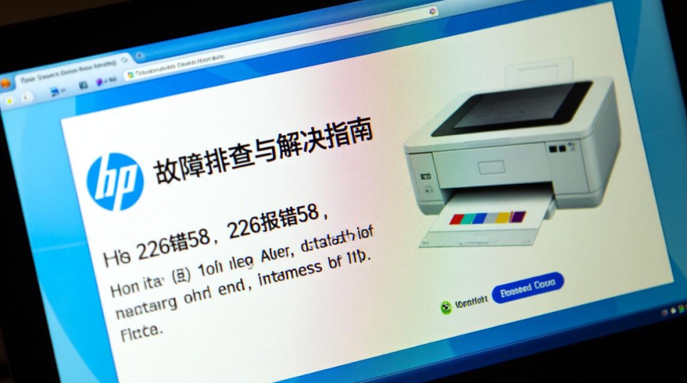 惠普226报错58是什么原因导致的？维修方法及解决步骤详解！