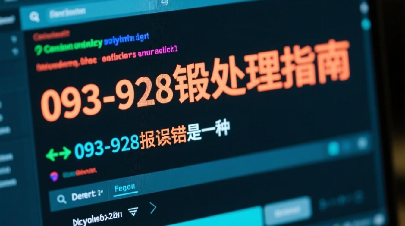 093-928报错这是什么原因导致的？如何解决？