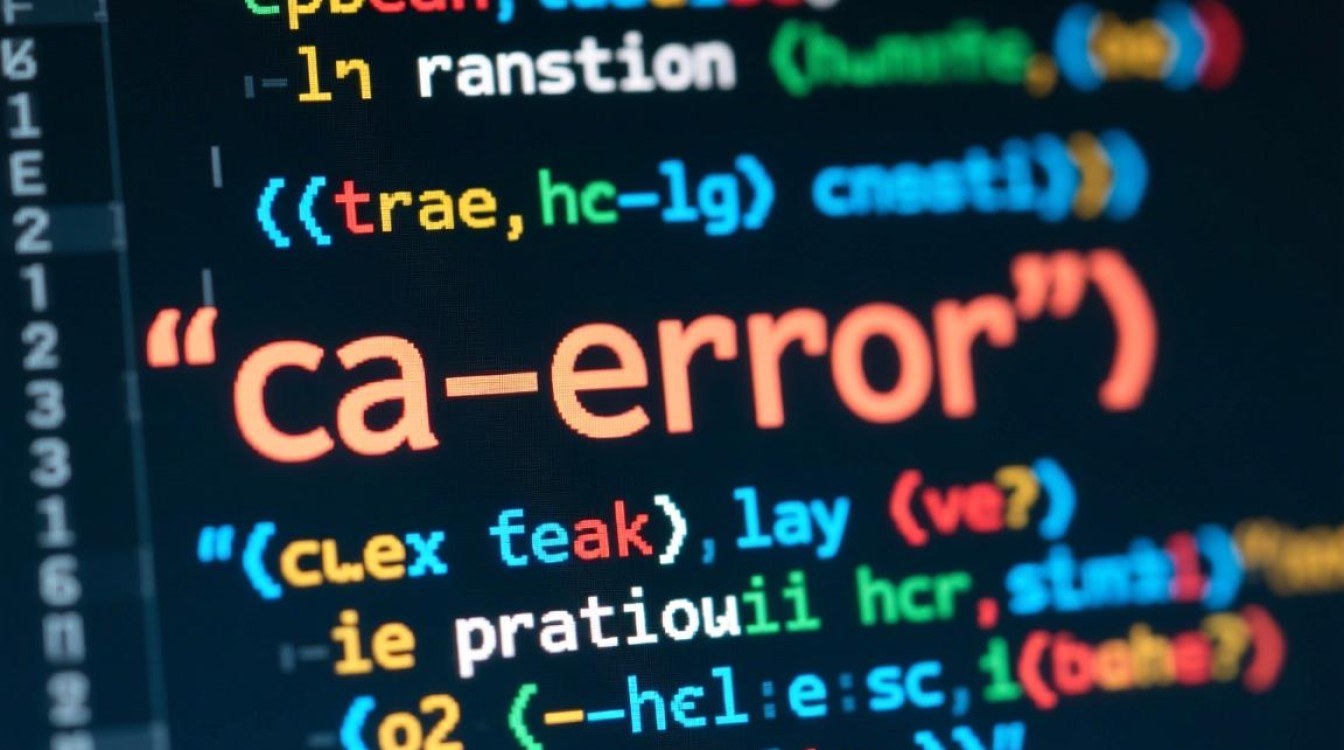 报错ca_error究竟是什么原因导致的，如何有效解决？