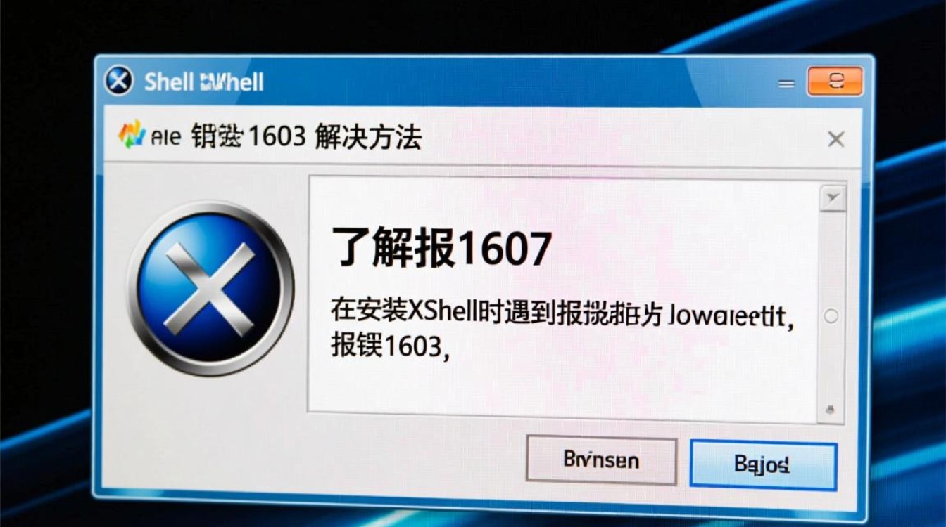 xshell安装异常遇到报错1603？解析原因及解决步骤揭秘！