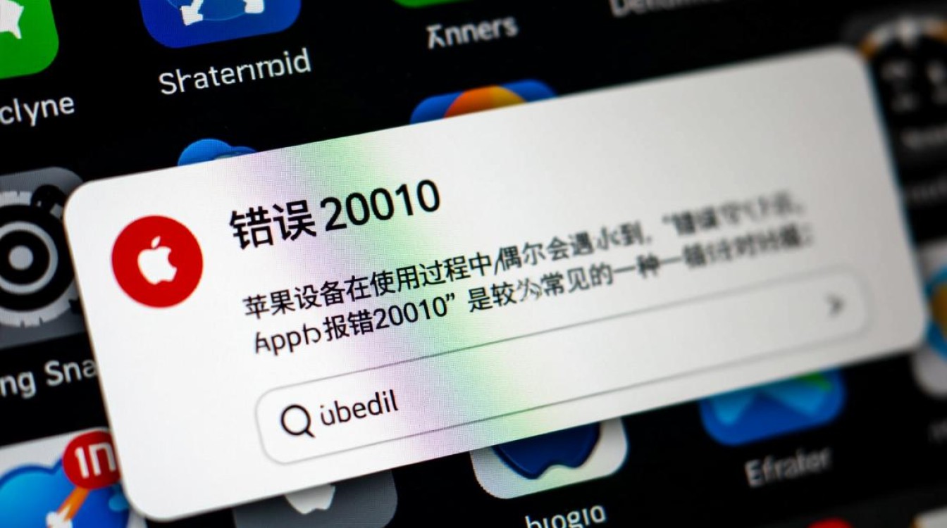 苹果报错20010这是什么问题？如何解决苹果设备报错20010？