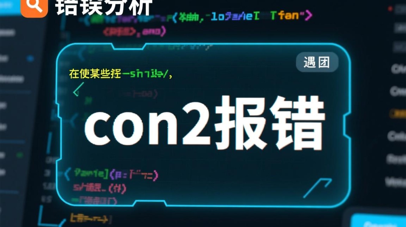 con2报错详细解答，是什么原因导致的，如何解决？