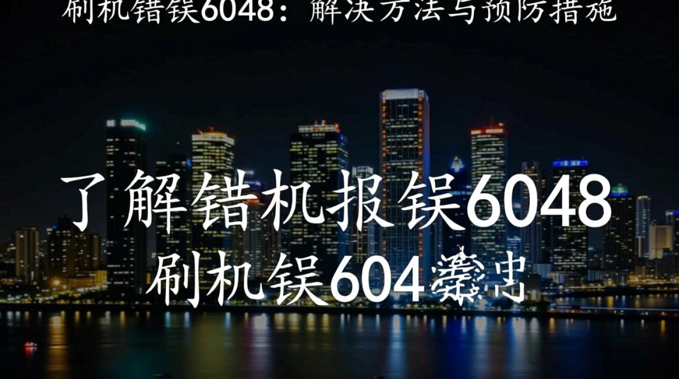 刷机报错6048常见原因及解决方法汇总，你的设备为何出现此问题？
