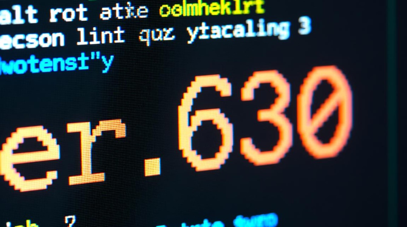 er.630报错是什么原因导致?如何解决这一技术难题? er.630报错是什么原因导致?如何解决这一技术难题?