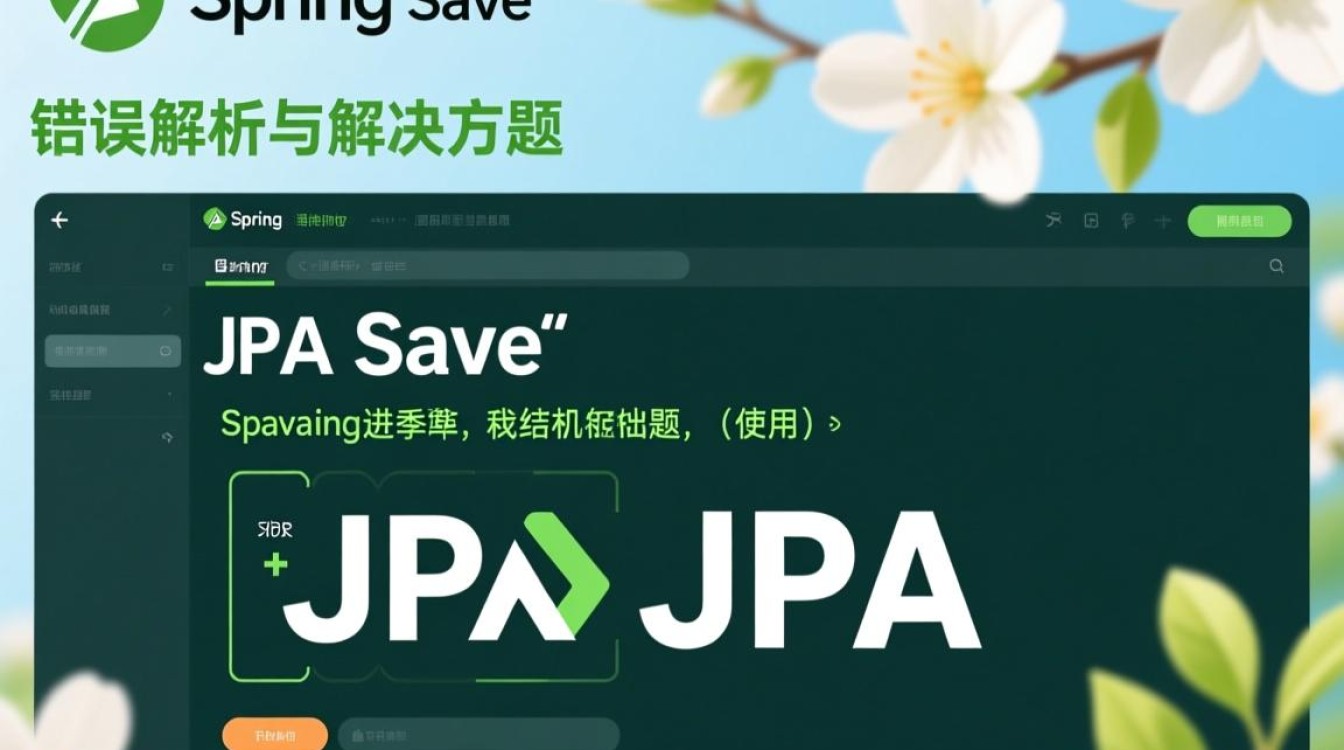 Spring JPA save操作为何频繁出现异常错误?探究深层原因及解决方案! Spring JPA save操作为何频繁出现异常错误?探究深层原因及解决方案!