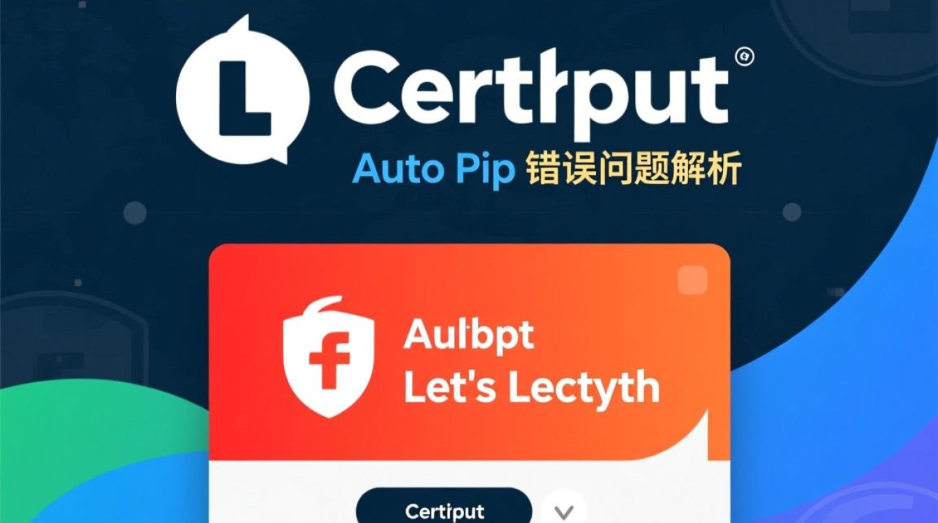 certbot自动安装pip时频繁报错,是何原因导致解决方案? certbot自动安装pip时频繁报错,是何原因导致解决方案?
