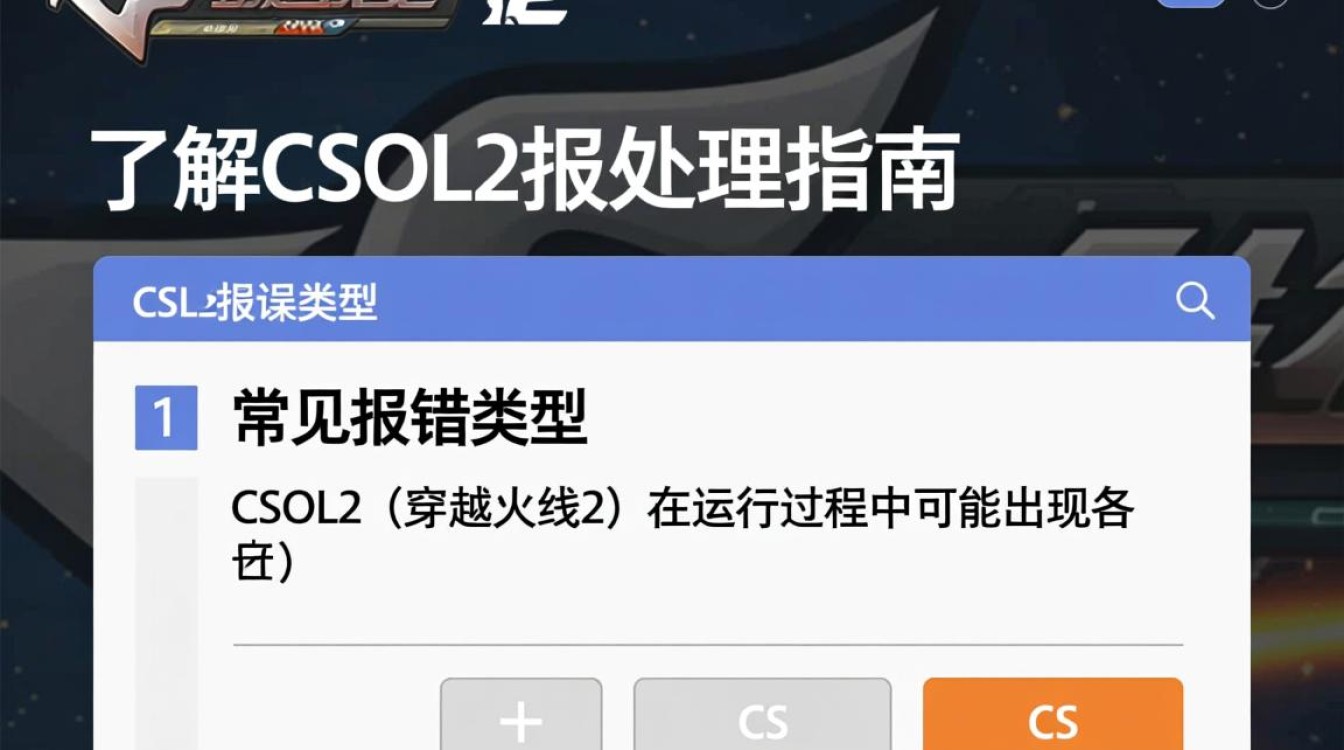csol2报错究竟是什么原因导致的，该如何解决？揭秘CSOL2常见故障疑问解答！