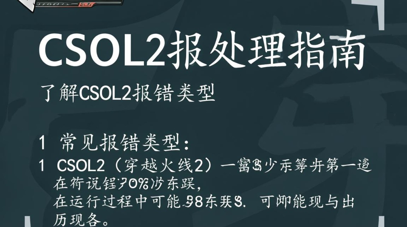 csol2报错究竟是什么原因导致的，该如何解决？揭秘CSOL2常见故障疑问解答！