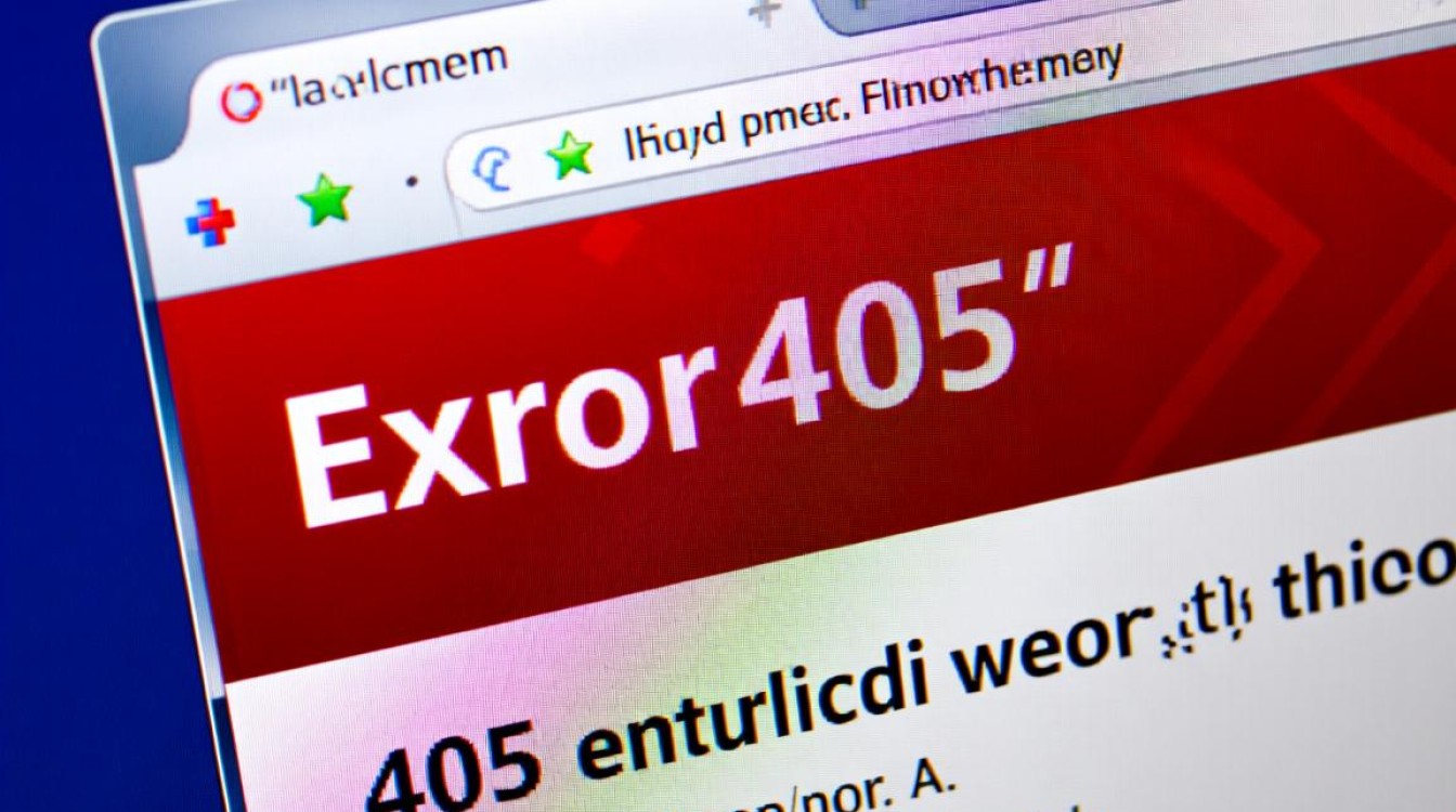 网页报错误405究竟是什么原因导致的，如何解决这个常见问题？