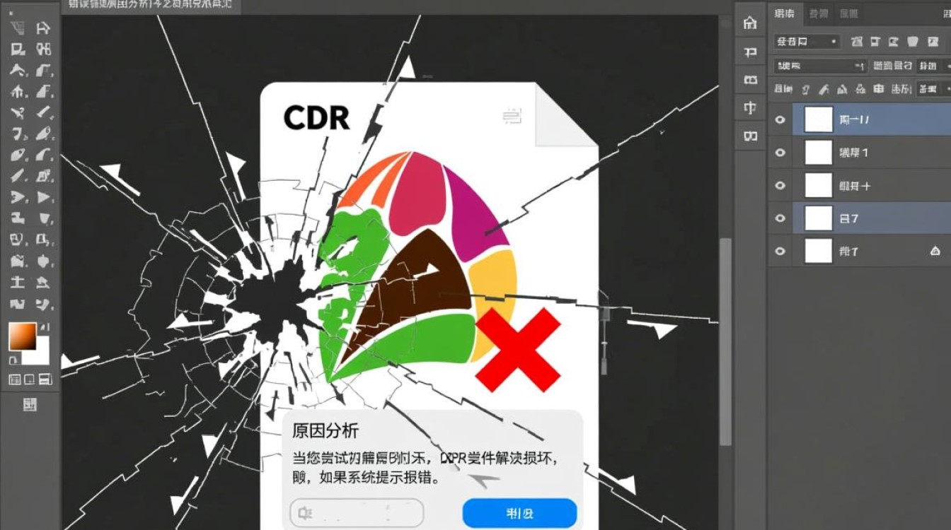为什么我的CDR文件一打开就频繁报错？紧急求解！