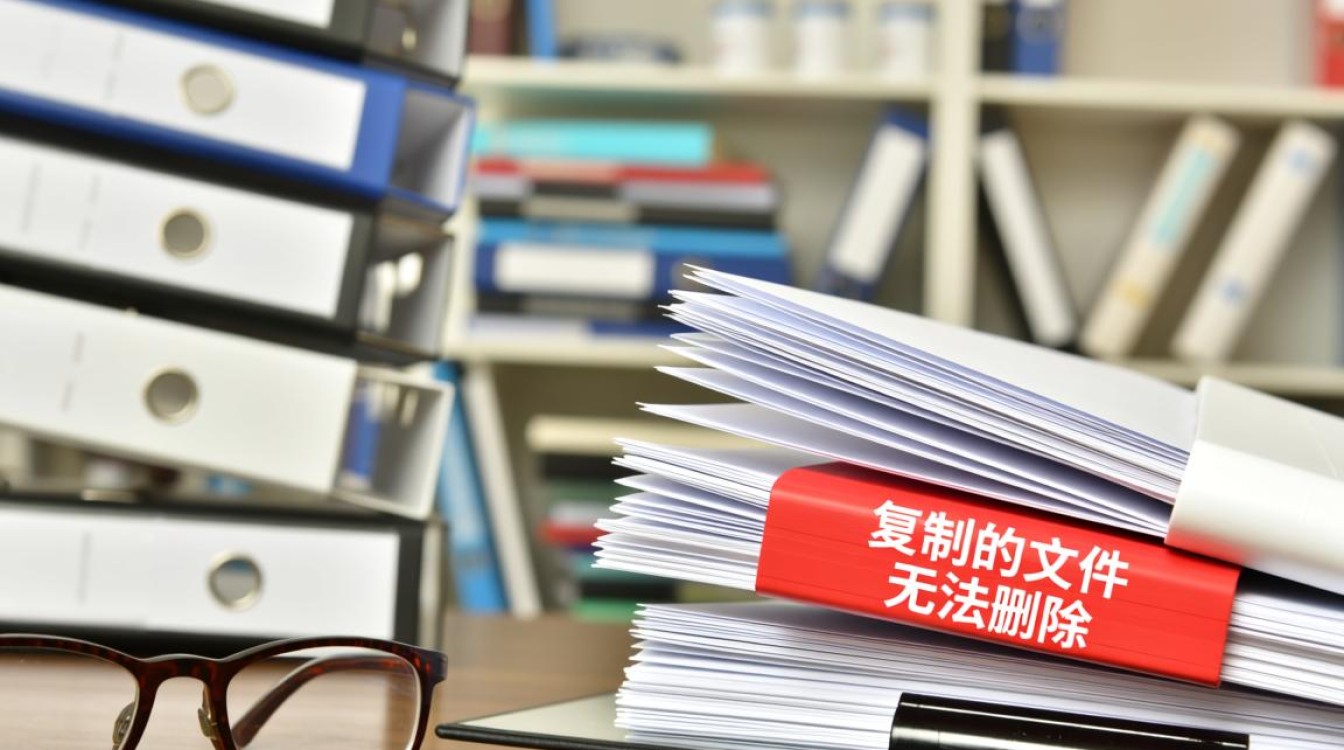 为何复制的文件始终无法彻底删除，是否存在系统或操作问题？