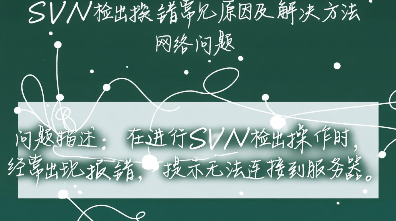 svn检出老是报错