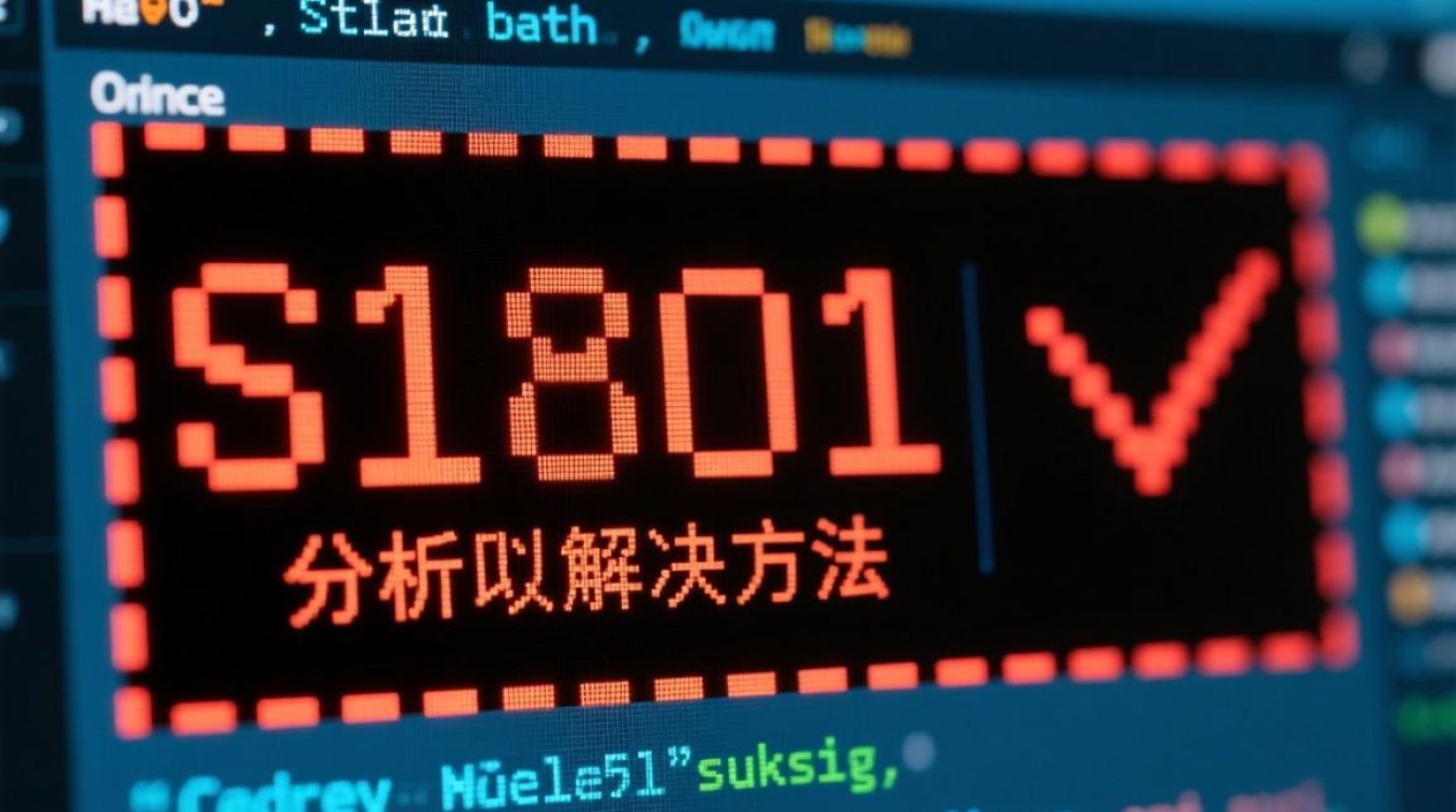 s1801报错究竟是什么原因导致的，该如何有效解决？