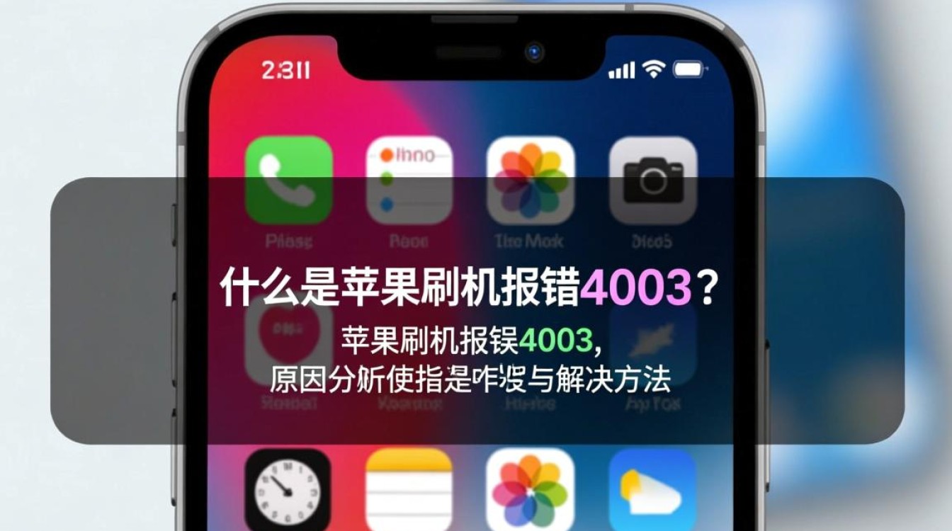 苹果设备频繁报错4003？背后原因及解决方法大揭秘！