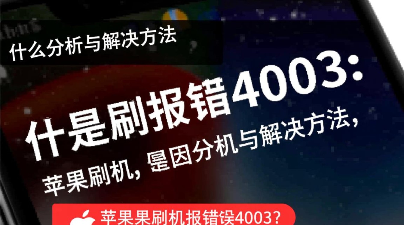 苹果设备频繁报错4003？背后原因及解决方法大揭秘！