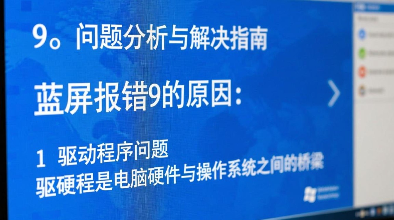 开机蓝屏报错9，这是电脑系统崩溃的征兆吗？如何快速排查解决？