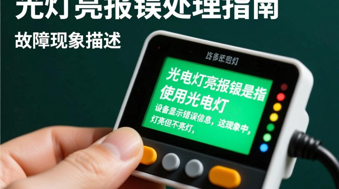 光电灯亮却频繁报错？揭秘故障排查与解决之道！