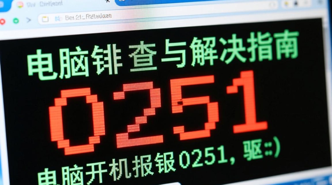 电脑开机频繁报错0251，是什么原因导致的？解决方法有哪些？