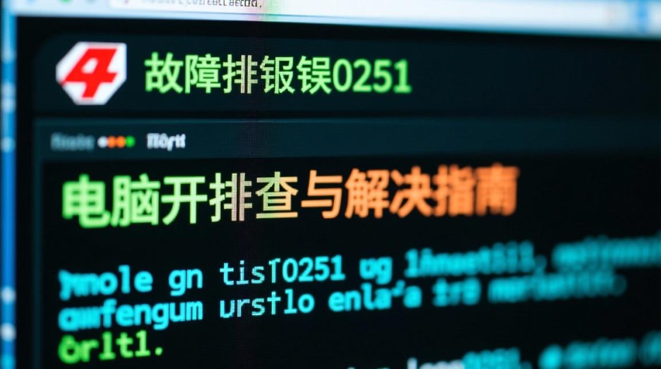 电脑开机频繁报错0251，是什么原因导致的？解决方法有哪些？