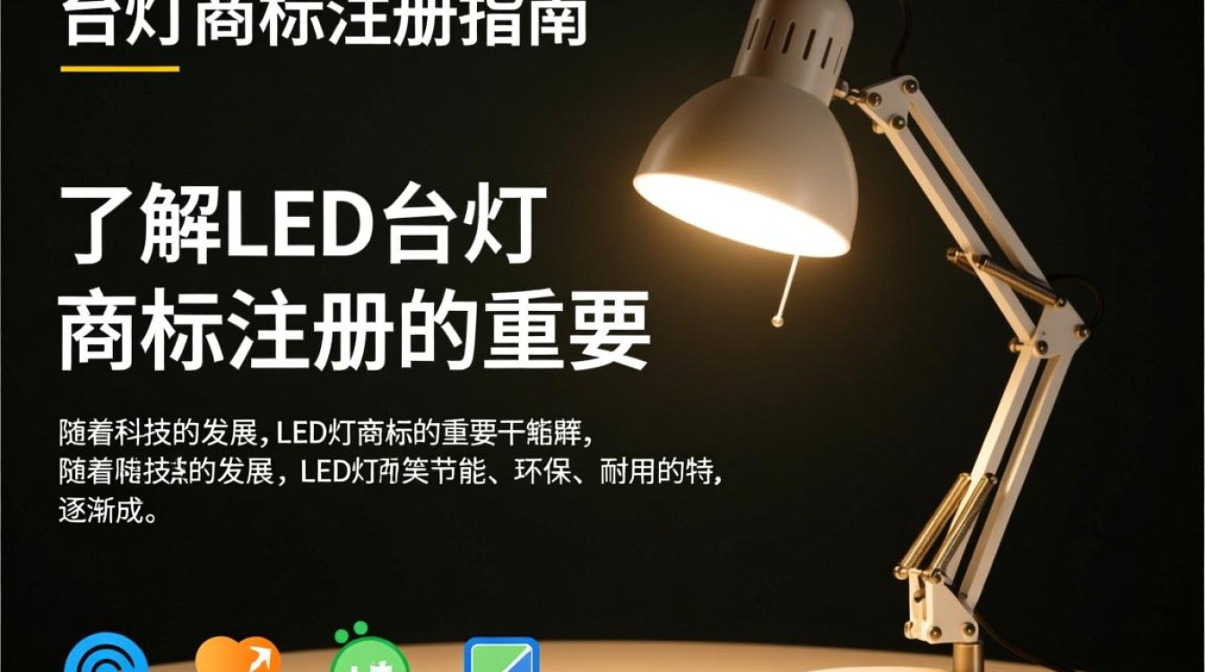 商标注册疑问多？LED台灯品牌如何避免侵权？
