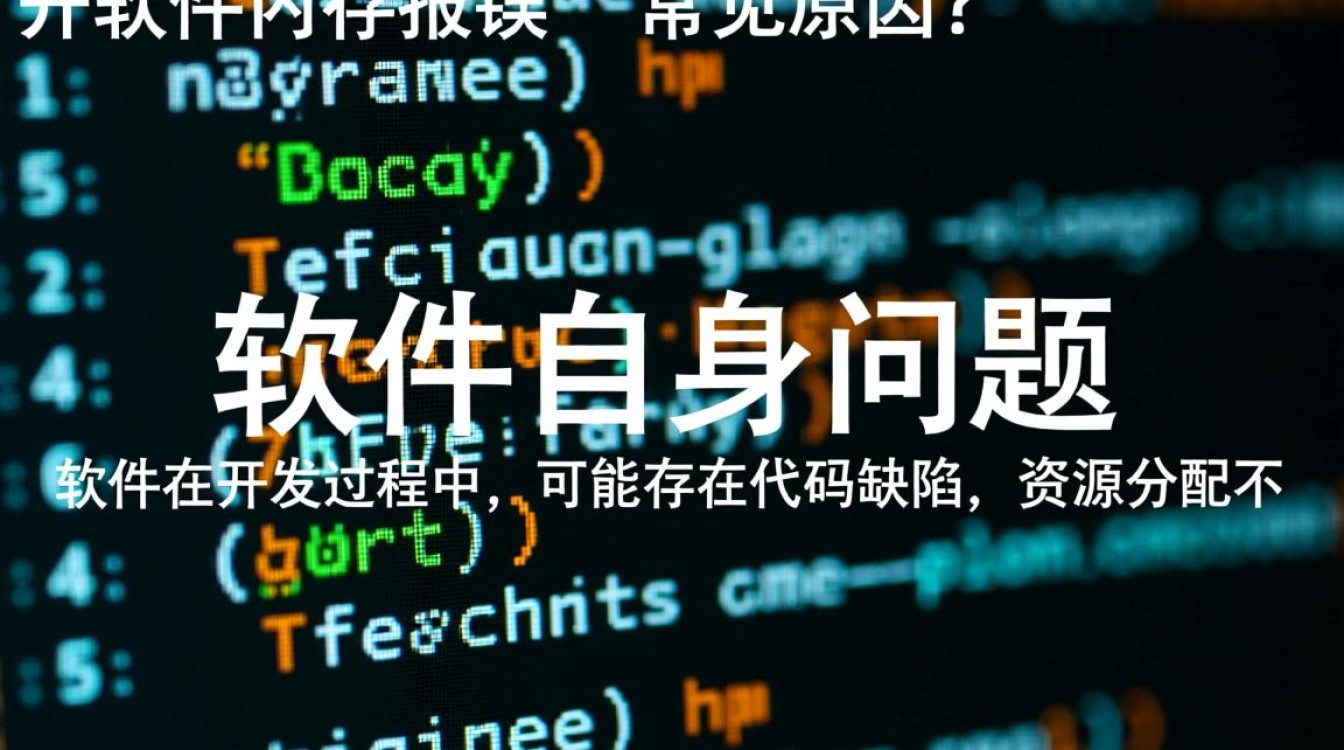 为何使用软件时频繁出现开软件内存报错问题？是什么原因导致的？