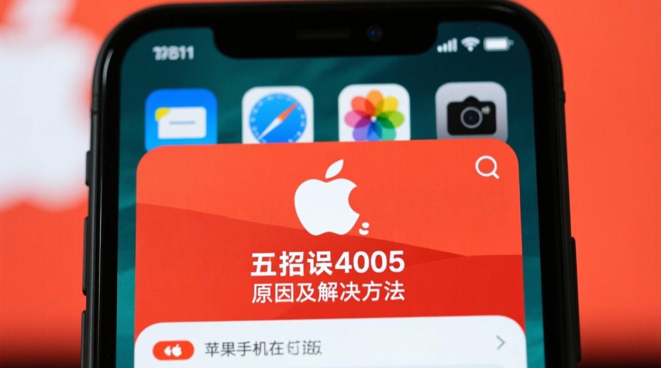 苹果手机频繁报错4005?揭秘解决方法和预防措施全攻略! 苹果手机频繁报错4005?揭秘解决方法和预防措施全攻略!