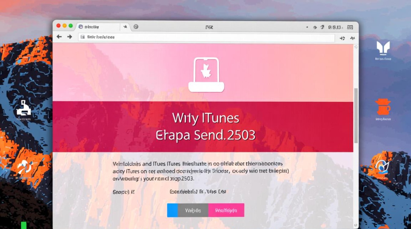 为何卸载iTunes时频繁出现报错2503?详细原因及解决方法揭秘! 为何卸载iTunes时频繁出现报错2503?详细原因及解决方法揭秘!