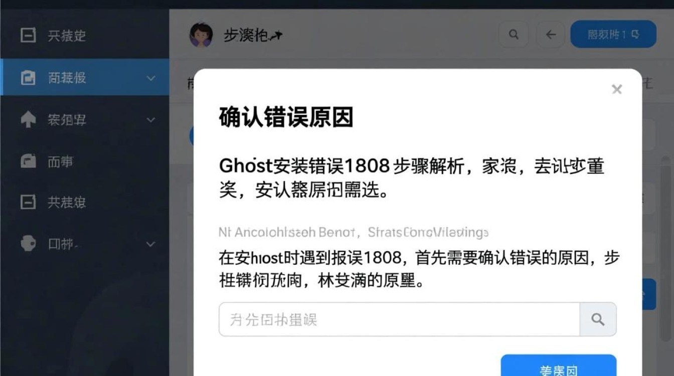 为何ghost安装报错1808?常见原因及解决方法大揭秘! 为何ghost安装报错1808?常见原因及解决方法大揭秘!