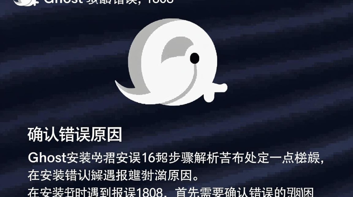 为何ghost安装报错1808?常见原因及解决方法大揭秘! 为何ghost安装报错1808?常见原因及解决方法大揭秘!