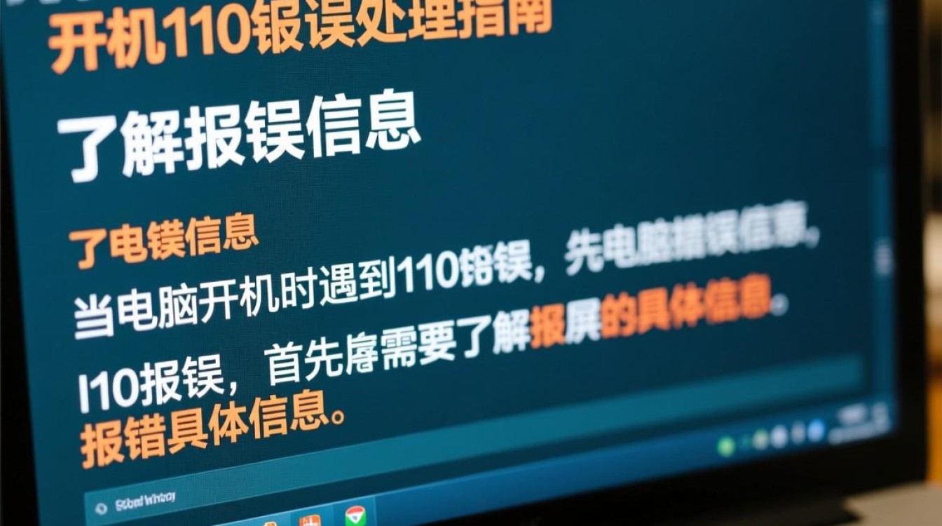 电脑开机110报错?是硬件故障还是系统问题?解决方法揭秘! 电脑开机110报错?是硬件故障还是系统问题?解决方法揭秘!
