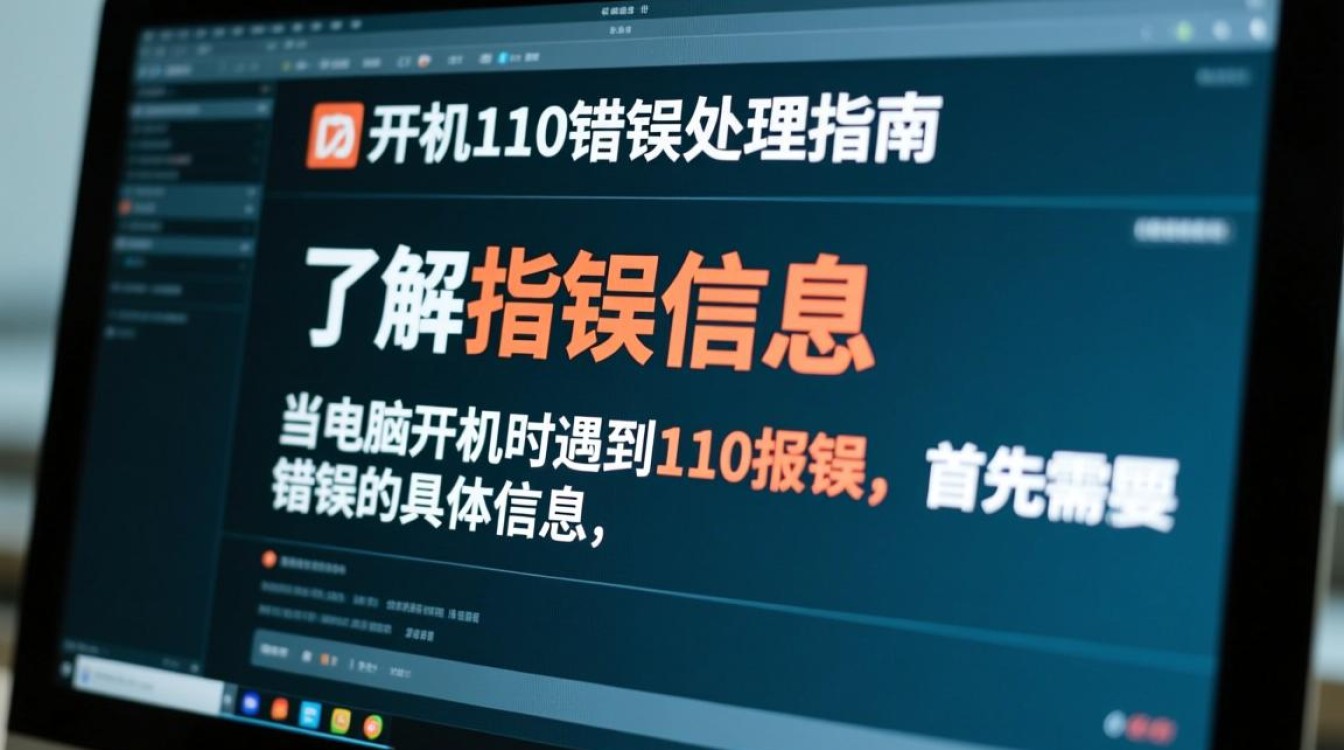电脑开机110报错?是硬件故障还是系统问题?解决方法揭秘! 电脑开机110报错?是硬件故障还是系统问题?解决方法揭秘!