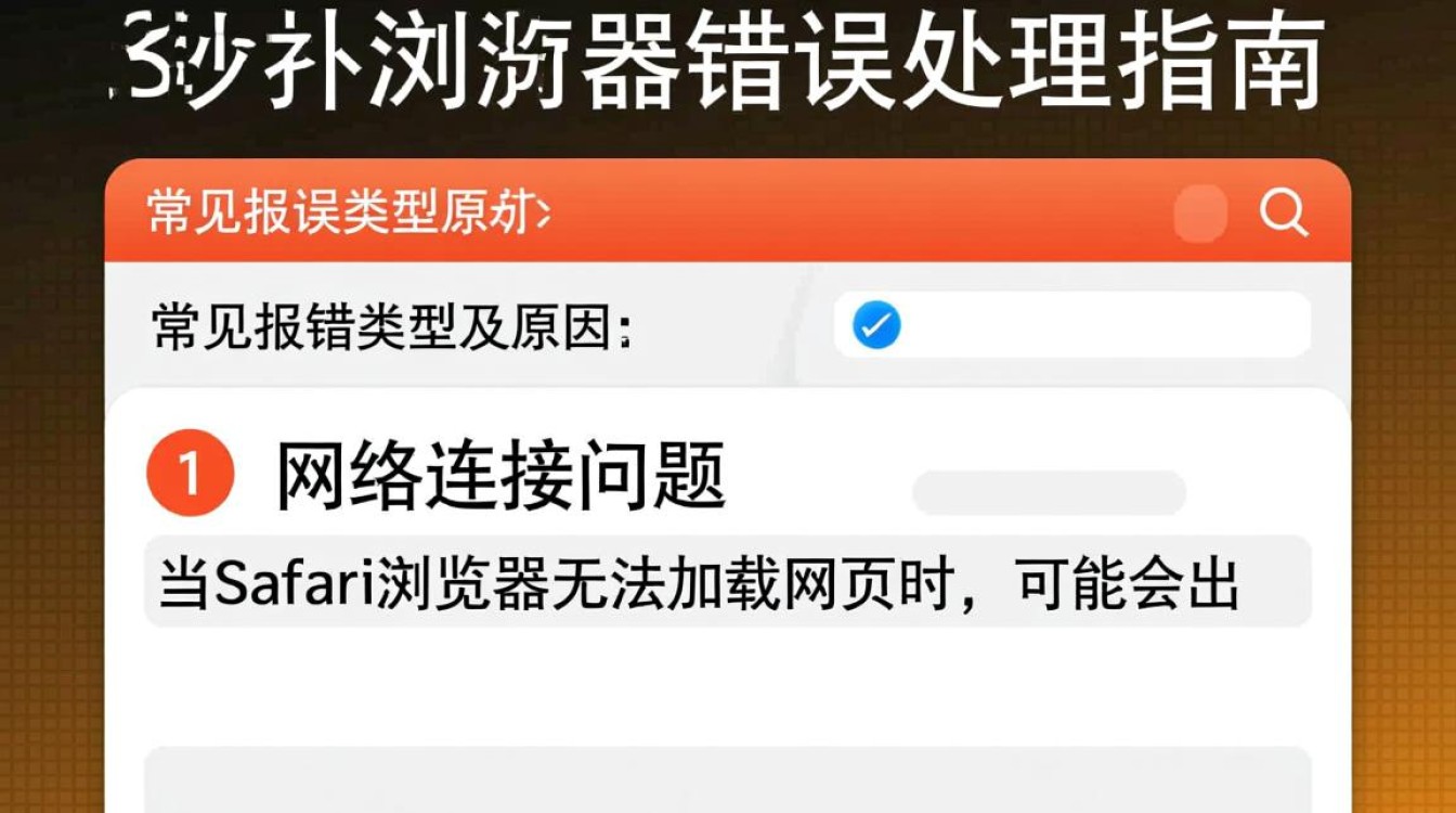 Safari浏览器报错怎么办？详细排查与解决攻略揭秘