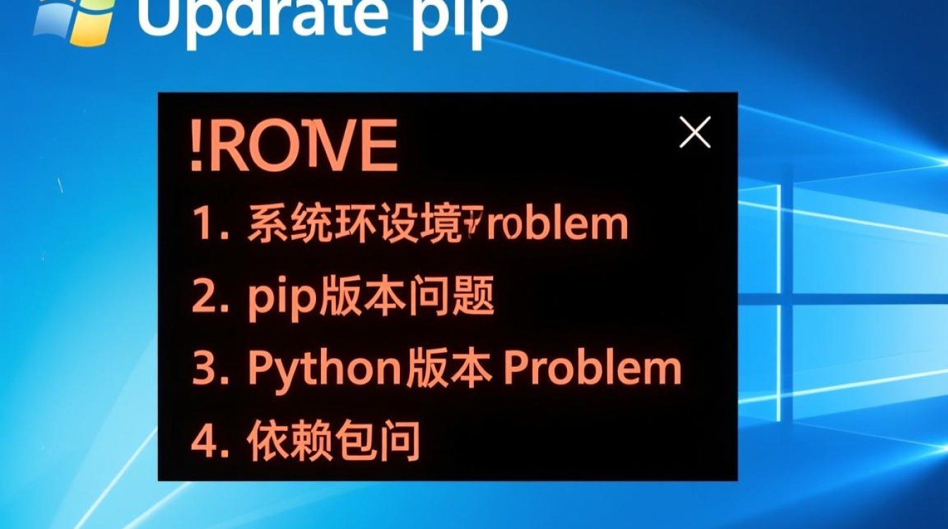 Win系统更新pip时频繁报错，究竟是什么原因导致？