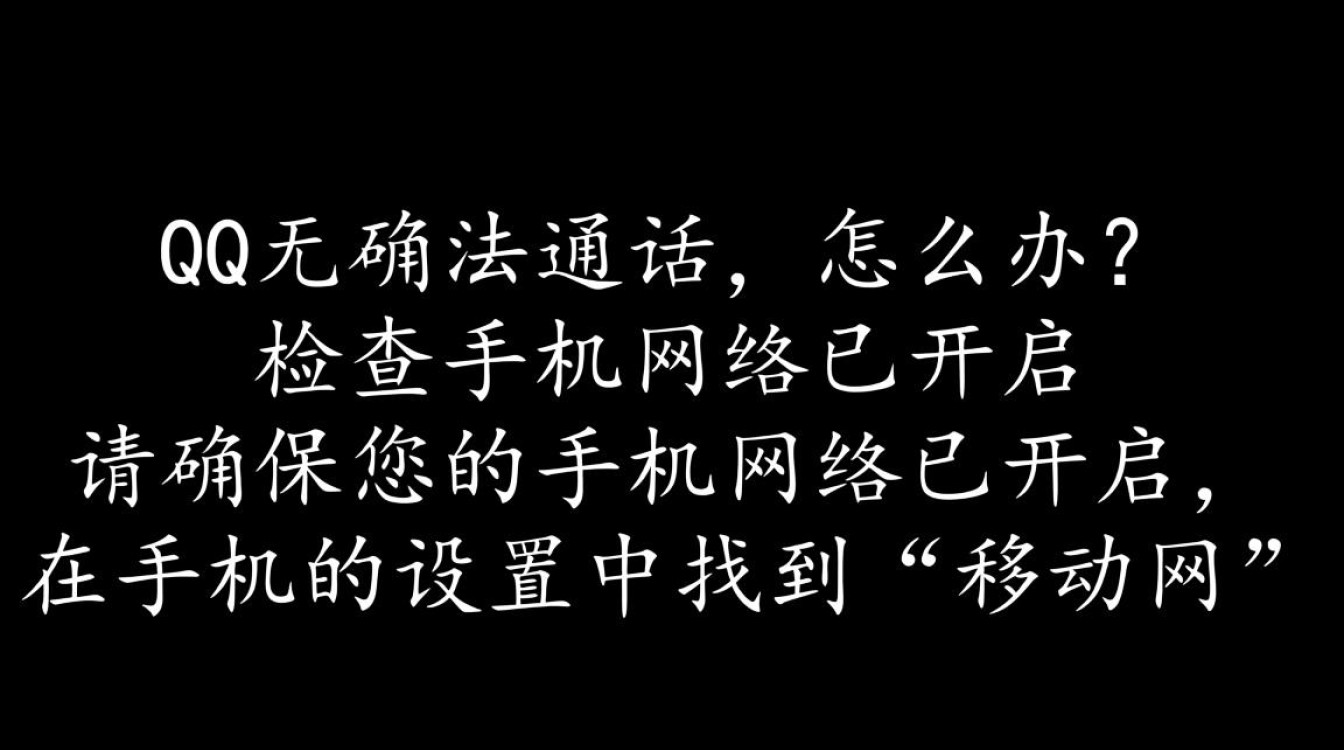为何我的手机QQ突然无法进行通话？是软件故障还是网络问题？