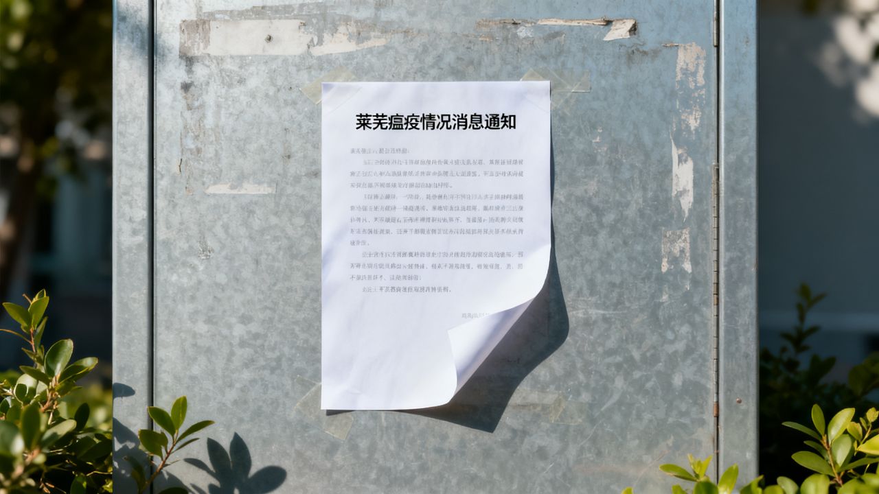 莱芜瘟疫情况消息（莱芜瘟疫情况消息通知）